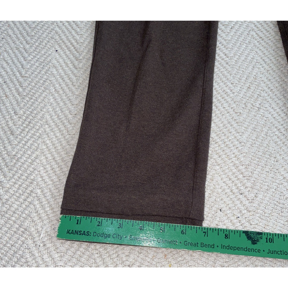 Duluth Trading NoGA Natural Relaxed Leg Pant Women Medium Brown Pull On Stretch - Picture 2 of 8
